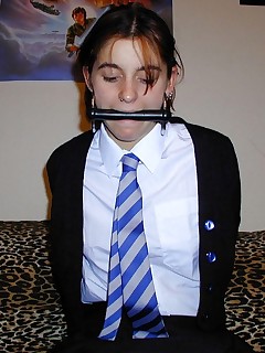 Bondage Schoolgirl German Porn - Tied Up XXX porn pics.